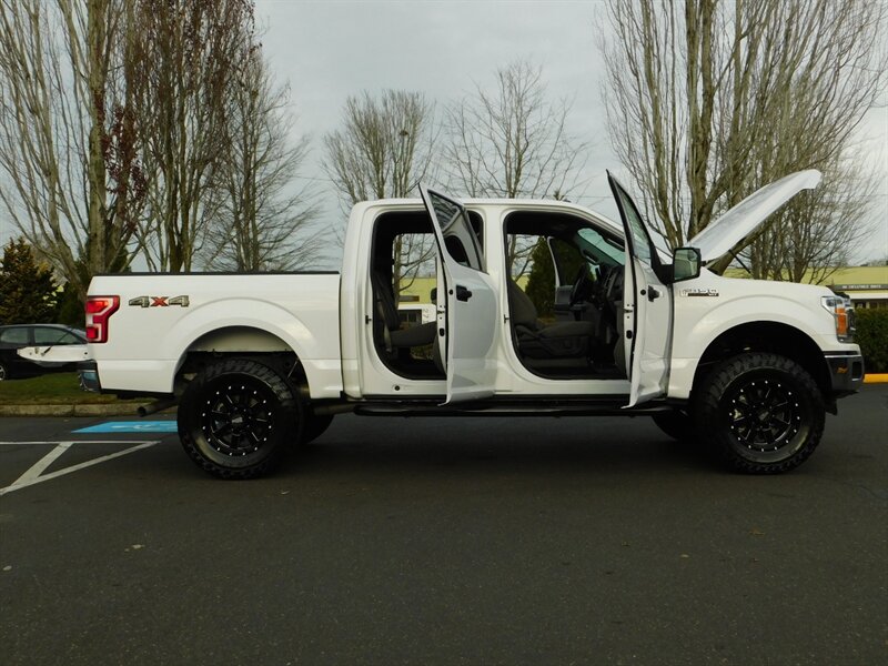 2018 Ford F 150 Xlt Crew Cab 50l V8 4x4 Lifted New Wheels Tires 