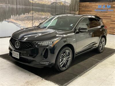 2022 Acura RDX SH-AWD w/A-SPEC / 4 Cyl TURBO / 11,000 MILES  / 1-OWNER LOCAL SUV / Technology Package / Leather / LOADED