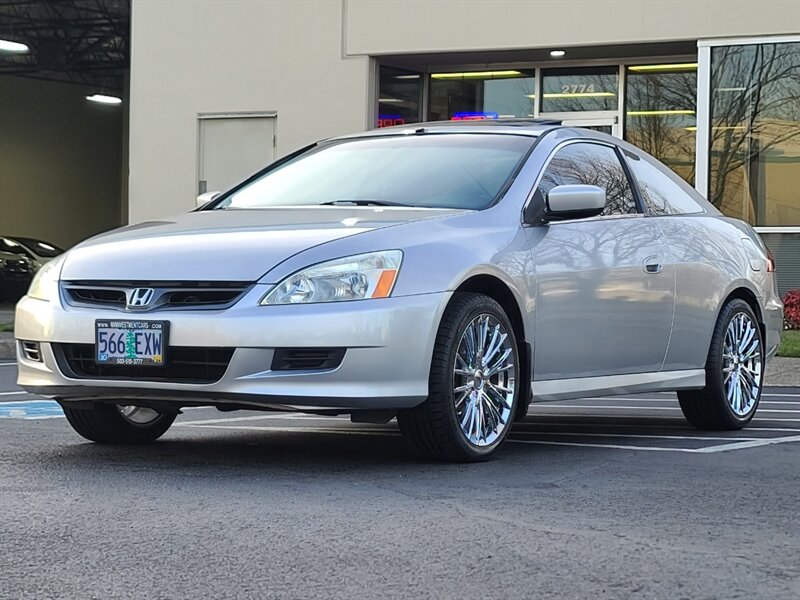 2006 Honda Accord Coupe / VTEC V6 / 6 SPEED / CUSTOM AUDIO / 80K MLS  / LEATHER / SUN ROOF / 160-MPH SPEEDO / DYNAMAT SOUNDPROOFING / VERY LOW MILES - Photo 1 - Portland, OR 97217