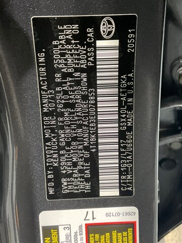 2014 Toyota Avalon XLE Premium/ 3.5L V6 / Leather Heated Seats  / LOCAL CAR / Zero Rust / Backup Camera & Sunroof - Photo 47 - Gladstone, OR 97027