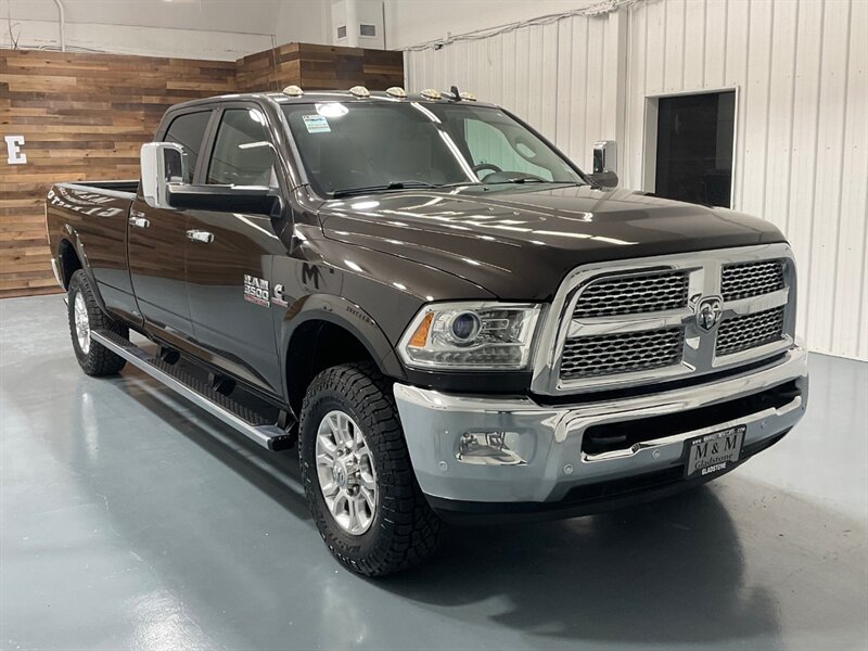 2016 RAM 3500 Laramie Crew Cab 4X4 / 6.7L DIESEL / AISIN TRANNY  / 1-OWNER / Leather Seats Heated & Ventilated / BRAND NEW TIRES / ZERO RUST / SRW / LONG BED /AISIN TRANSMISSION - Photo 2 - Gladstone, OR 97027