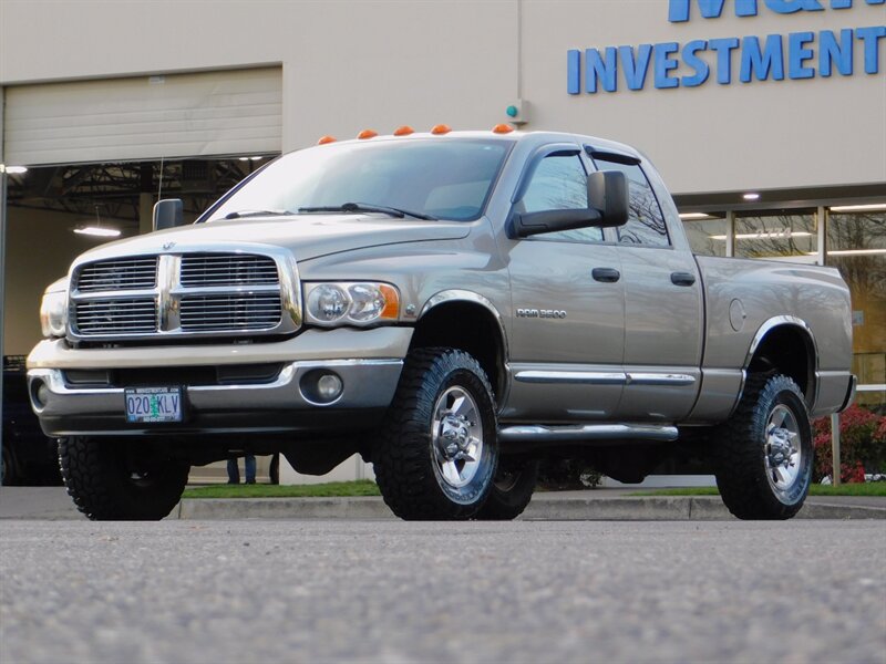 2005 Dodge Ram 3500 Laramie 4X4 / LEATHER / HO 5.9 L CUMMINS Diesel / 1 ...