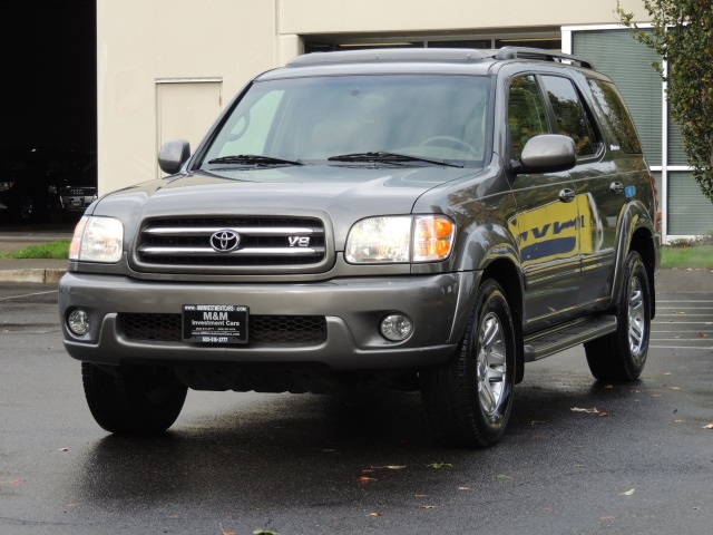 2003 Toyota Sequoia Limited 3rd Row Seats Leather Heated