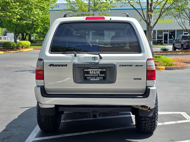 2000 Toyota 4Runner Limited 4X4 / V6 3.4 L / NEW TIMING BELT + WATER PUMP / NEW LIFT /NEW WHEELS / NEW TIRES / LEATHER / 147K MILES ONLY - Photo 6 - Portland, OR 97217