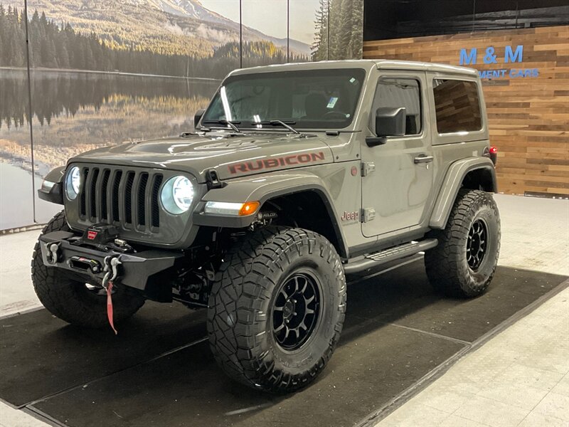 2018 Jeep Wrangler Rubicon 4X4 / 2.0L 4Cyl TURBO /LIFTED/ 27,000 MILE  / LIFTED w. 37 " MUD TIRES / Navigation / Heated Seats / HARD TOP / WINCH / SHARP & SUPER CLEAN !! - Photo 1 - Gladstone, OR 97027