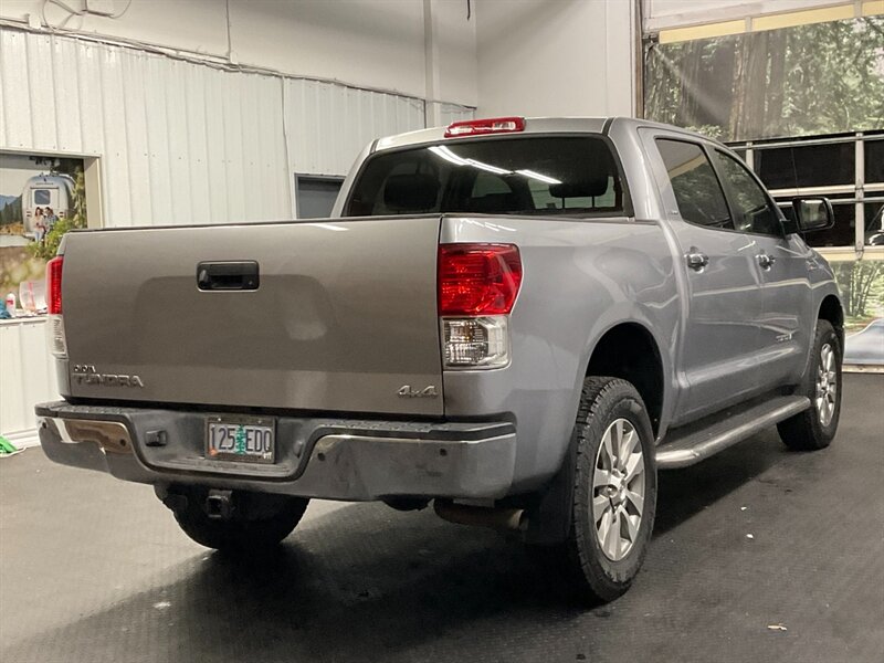 2010 Toyota Tundra Limited CrewMax 4X4 / 5.7L / Leather Navi DVD  BRAND NEW TIRES / LOCAL OREGON TRUCK / RUST FREE - Photo 8 - Gladstone, OR 97027