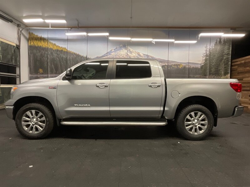 2010 Toyota Tundra Limited CrewMax 4X4 / 5.7L / Leather Navi DVD  BRAND NEW TIRES / LOCAL OREGON TRUCK / RUST FREE - Photo 3 - Gladstone, OR 97027