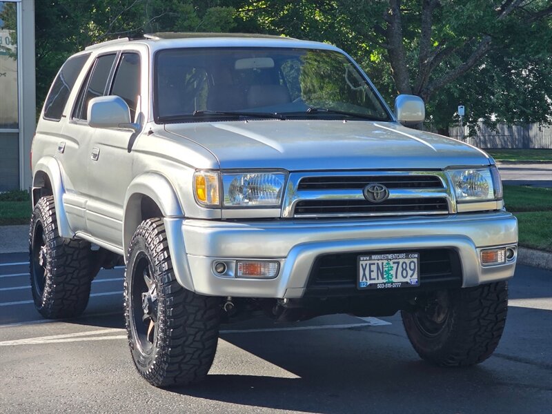 2000 Toyota 4Runner Limited 4X4 / V6 3.4 L / BILSTIEN SUSPENSION LIFT / REAR DIFF LOCK / TIMING BELT DONE / SUN ROOF / LEATHER / BRAND NEW TIRES / ZERO RUST - Photo 2 - Portland, OR 97217