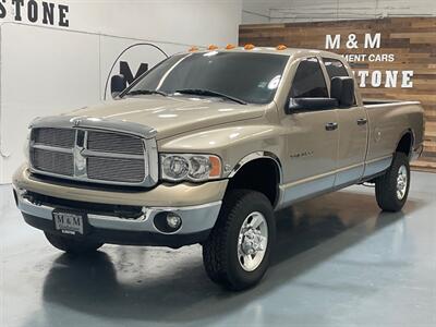 2005 Dodge Ram 3500 SLT 4X4 / 5.9L CUMMINS DIESEL HO / SRW / ZERO RUST  / Long Bed / 1-TON