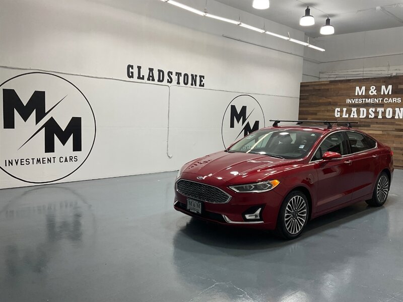 2019 Ford Fusion Energi Titanium Plug-in Hybrid / 1-OWNER / FULLY LOADED / Heated & Cooled leather seats / Sunroof / Navi / BLIS - Photo 58 - Gladstone, OR 97027