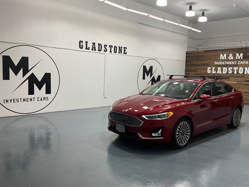 2019 Ford Fusion Energi Titanium Plug-in Hybrid / 1-OWNER / FULLY LOADED / Heated & Cooled leather seats / Sunroof / Navi / BLIS - Photo 25 - Gladstone, OR 97027