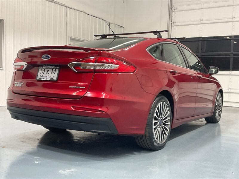 2019 Ford Fusion Energi Titanium Plug-in Hybrid / 1-OWNER / FULLY LOADED / Heated & Cooled leather seats / Sunroof / Navi / BLIS - Photo 8 - Gladstone, OR 97027