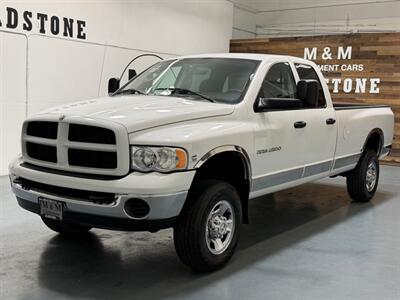 2003 Dodge Ram 2500 4X4 6-SPEED MANUAL 5.9L CUMMINS DIESEL LONG BED  / ZERO RUST / LONG BED Truck