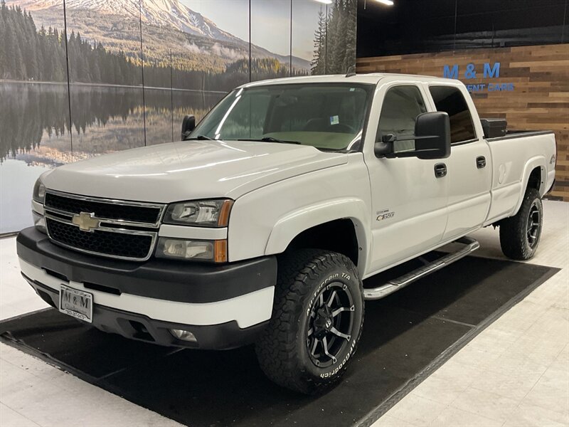 2007 Chevrolet Silverado 3500 LT Crew Cab 4X4 / 6.6L DIESEL / 1-OWNER/ LBZ MOTOR  / LOCAL OREGON TRUCK / RUST FREE / Leather & Heated seats /BF GOOD RICH TIRES & FUEL WHEELS / LONG BED - Photo 25 - Gladstone, OR 97027