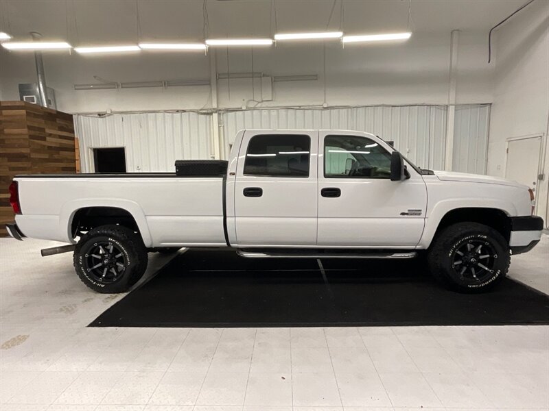 2007 Chevrolet Silverado 3500 LT Crew Cab 4X4 / 6.6L DIESEL / 1-OWNER/ LBZ MOTOR  / LOCAL OREGON TRUCK / RUST FREE / Leather & Heated seats /BF GOOD RICH TIRES & FUEL WHEELS / LONG BED - Photo 4 - Gladstone, OR 97027