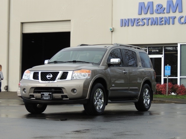 2009 Nissan Armada SE AWD / Navigation / DVD / 3RD Row Seats/ LEATHER   - Photo 1 - Portland, OR 97217