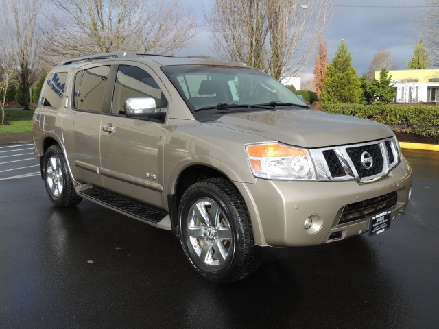 2009 Nissan Armada SE AWD / Navigation / DVD / 3RD Row Seats/ LEATHER   - Photo 2 - Portland, OR 97217