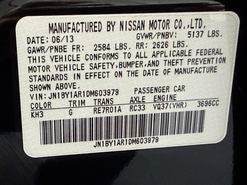 2013 INFINITI M37 x AWD / 3.7L V6 / Tech Pkg /1-OWNER /53K MILES - Photo 47 - Gladstone, OR 97027