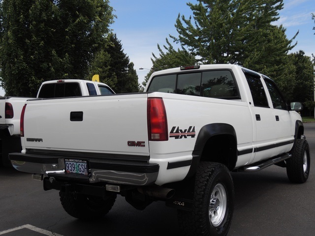 1999 gmc sierra 2500 crew cab 7 4 liter 4wd lifted leather 1999 gmc sierra 2500 crew cab 7 4 liter