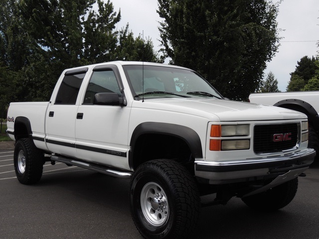 1999 gmc sierra 2500 crew cab 7 4 liter 4wd lifted leather 1999 gmc sierra 2500 crew cab 7 4 liter