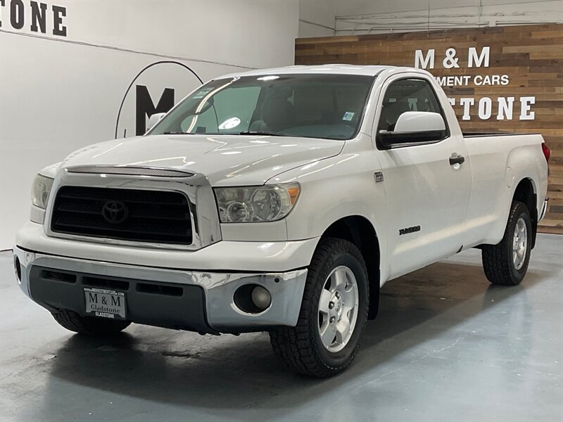 Super White 2007 Toyota Tundra 4.7L LB RWD Pickup Truck Rear-Wheel Drive Automatic