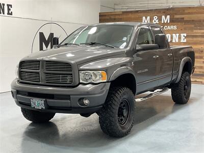 2003 Dodge Ram 2500 SLT Quad Cab 4X4 / 5.9L DIESEL / 6-SPEED MANUAL  / SHORT BED / LIFTED w. BRAND NEW 35inc MUD TIRES/ LOCAL OREGON TRUCK w. ZERO RUST Truck
