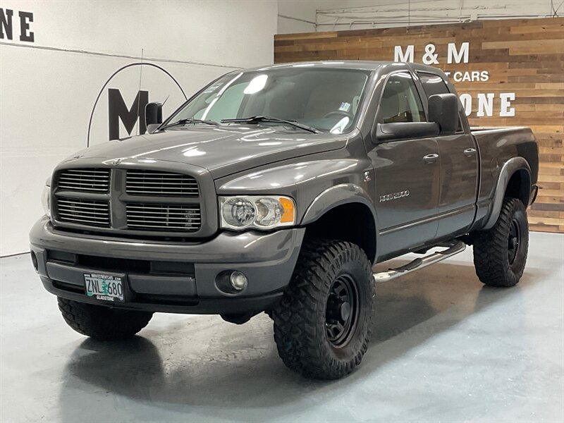 2003 Dodge Ram 2500 SLT Quad Cab 4X4 / 5.9L DIESEL / 6-SPEED MANUAL / SHORT BED / LIFTED w. BRAND NEW 35inc MUD TIRES/ LOCAL OREGON TRUCK w. ZERO RUST - Photo 1 - Gladstone, OR 97027