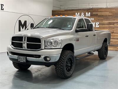 2008 Dodge Ram 3500 SLT BIG HORN 4X4 / 6.7L DIESEL  / 6-SPEED MANUAL  / 1-OWNER LOCAL / ZERO RUST / LEVELED w. BRAND NEW WHEELS & TIRES / 1-TON / SRW / LONG BED Truck