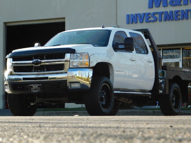 2008 Chevrolet Silverado 2500 LT Crew Cab 4X4 6.6L DURAMAX DIESEL FLAT BED   - Photo 43 - Portland, OR 97217