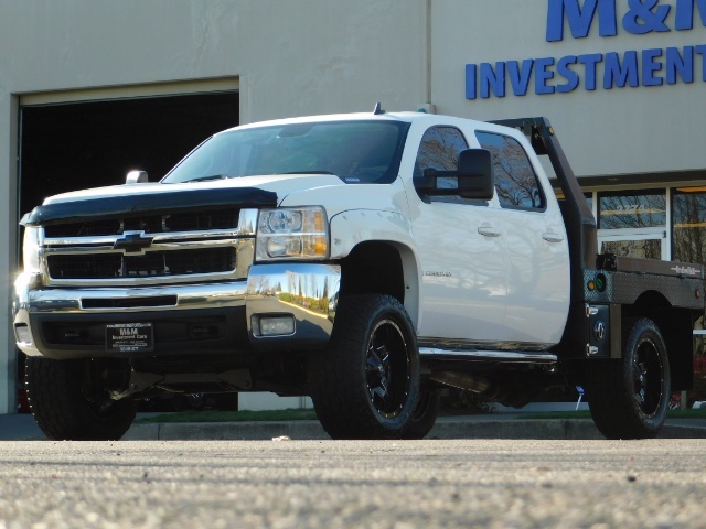 2008 Chevrolet Silverado 2500 LT Crew Cab 4X4 6.6L DURAMAX DIESEL FLAT BED   - Photo 42 - Portland, OR 97217