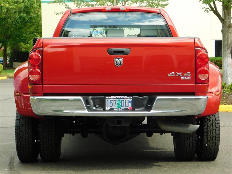 2007 Dodge Ram 3500 SLT MegaCab DUALLY 6-SPEED 4X4 5.9L DIESEL CUMMINS   - Photo 6 - Portland, OR 97217