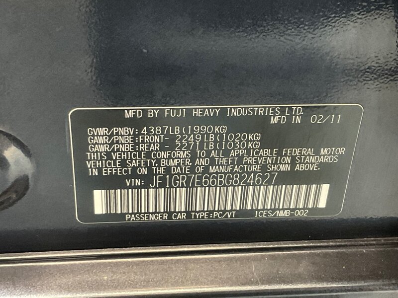 2011 Subaru Impreza WRX Wagon 4Cyl Turbo /5-SPEED / 81,000 MILES / 1-OWNER - Photo 48 - Gladstone, OR 97027
