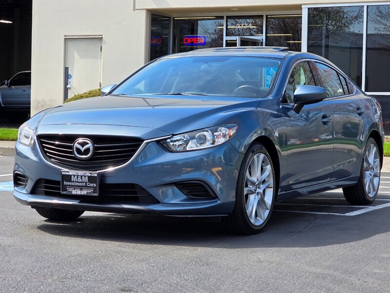 2016 Mazda Mazda6 i TOURING LEATHER / SUNROOF / NEW TIRES / 94k MILE  / NON-SMOKER / LOCAL - NO RUST - Photo 1 - Portland, OR 97217