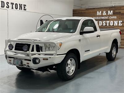 2007 Toyota Tundra SR5 Regular Cab / 4.7L V8 / LONG BED / ZERO RUST  / LOCAL OREGON TRUCK / CUSTOM FRONT BUMPER with WINCH Truck