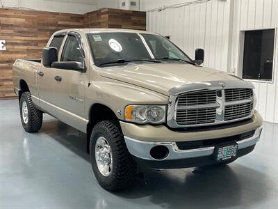 2004 Dodge Ram 2500 SLT Quad Cab 4X4 / 5.9L DIESEL /1-OWNER /123K MILE  / LOCAL TRUCK w. ZERO RUST / LOW MILES