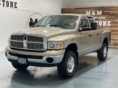 2004 Dodge Ram 2500 SLT Quad Cab 4X4 / 5.9L DIESEL /1-OWNER /123K MILE  / LOCAL TRUCK w. ZERO RUST / LOW MILES