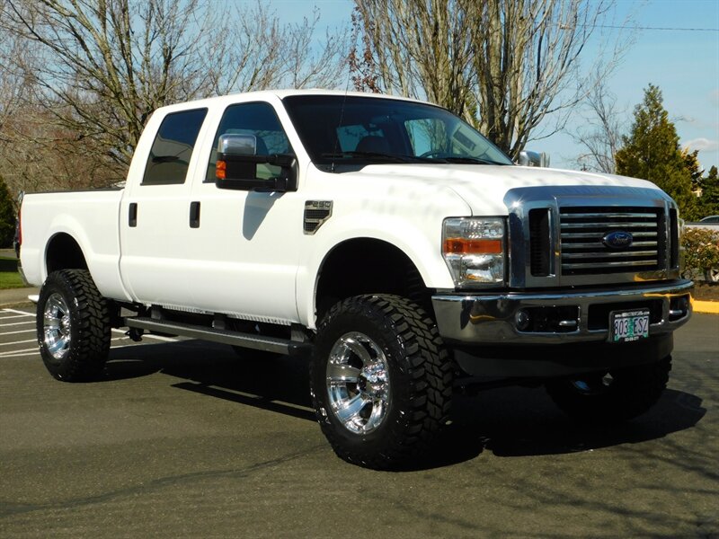 white 2010 f250 lifted