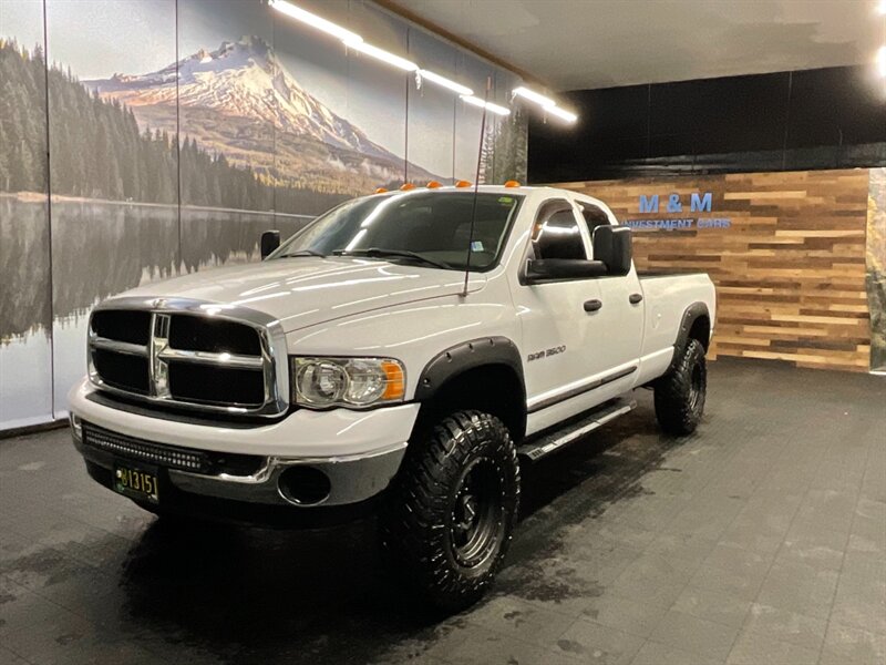 2003 Dodge Ram 3500 SLT 4X4 / 5.9L CUMMINS DIESEL / LIFTED / 100K MILE  Backup Camera / REAR AIRBAGS / LIFTED w/ 33 " MUD TIRES / LOCAL TRUCK / RUST FREE - Photo 1 - Gladstone, OR 97027