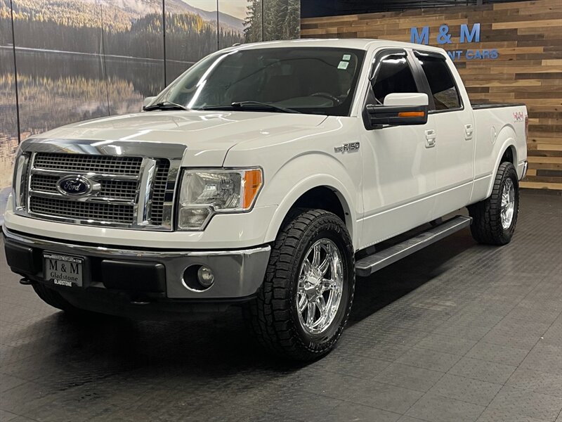 2012 Ford F-150 Lariat Crew Cab LONG BED 4X4 / 5.0L V8 / Leather   - Photo 1 - Gladstone, OR 97027