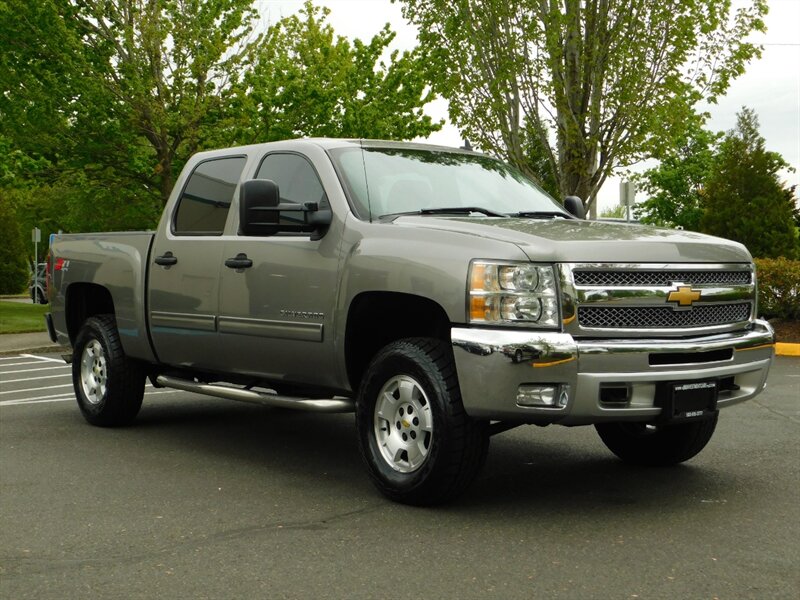 2012 Chevrolet Silverado 1500 V8 Z71 / 4X4 / Crew Cab / New Ties / Low ...