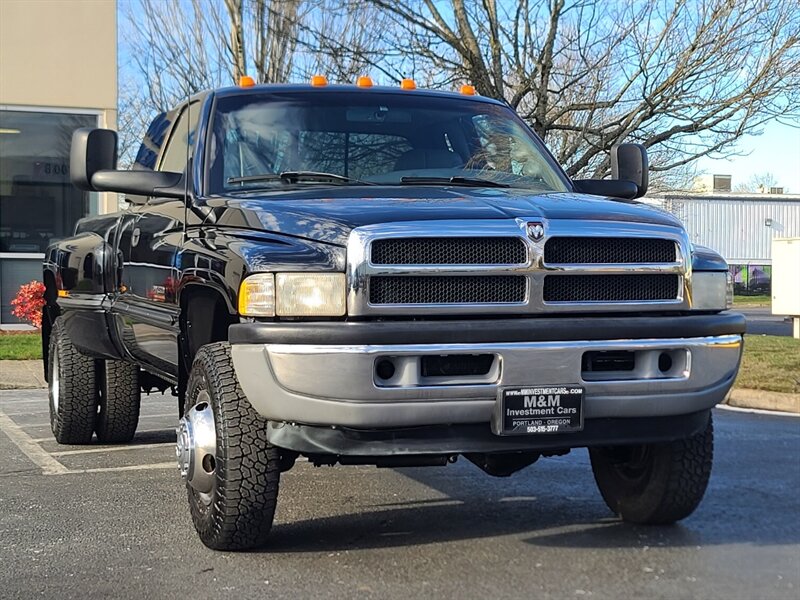 1998 Dodge Ram 3500 Laramie SLT 12-Valve / Dually / 4X4 / 5 - Speed  / GEAR VENDORS SPLITTER / Long Bed / 5.9 L Cummins Diesel / 1-Ton / Exhaust Brake / Leather - Photo 2 - Portland, OR 97217