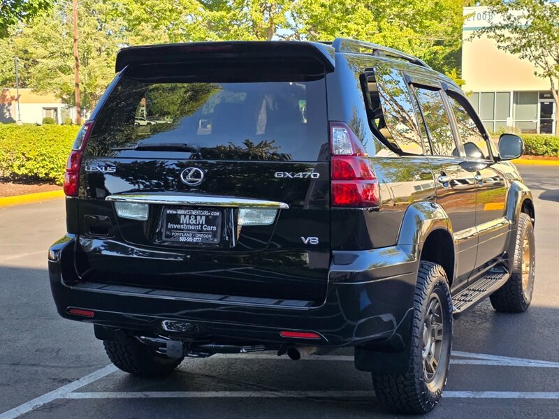 2009 Lexus GX 470 4X4 / V8 4.7L / 8-Passenger / Eibach Suspension Lift / Timing Belt Done / TRD Wheels / New Tires / Fully Loaded / Zero Rust - Photo 8 - Portland, OR 97217