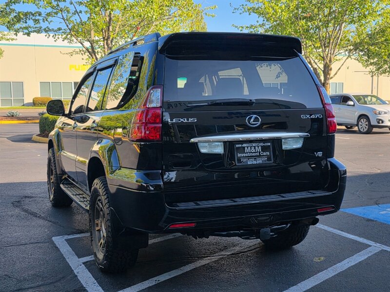 2009 Lexus GX 470 4X4 / V8 4.7L / 8-Passenger / Eibach Suspension Lift / Timing Belt Done / TRD Wheels / New Tires / Fully Loaded / Zero Rust - Photo 7 - Portland, OR 97217