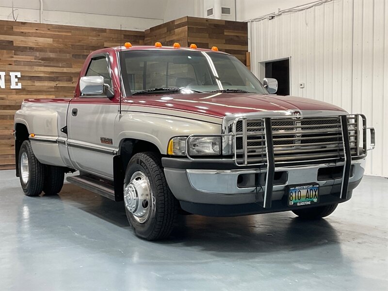 1994 Dodge Ram 3500 Laramie Regular Cab/ DUALLY/ 5.9L DIESEL/92K MILES  / 12-VALVE CUMMINS DIESEL /LONG BED / 1-OWNER LOCAL / ZERO RUST / COLLECTOR QUALITY / ALL ORIGINAL / BRAND NEW TIRES / FULLY SERVICED - Photo 2 - Gladstone, OR 97027