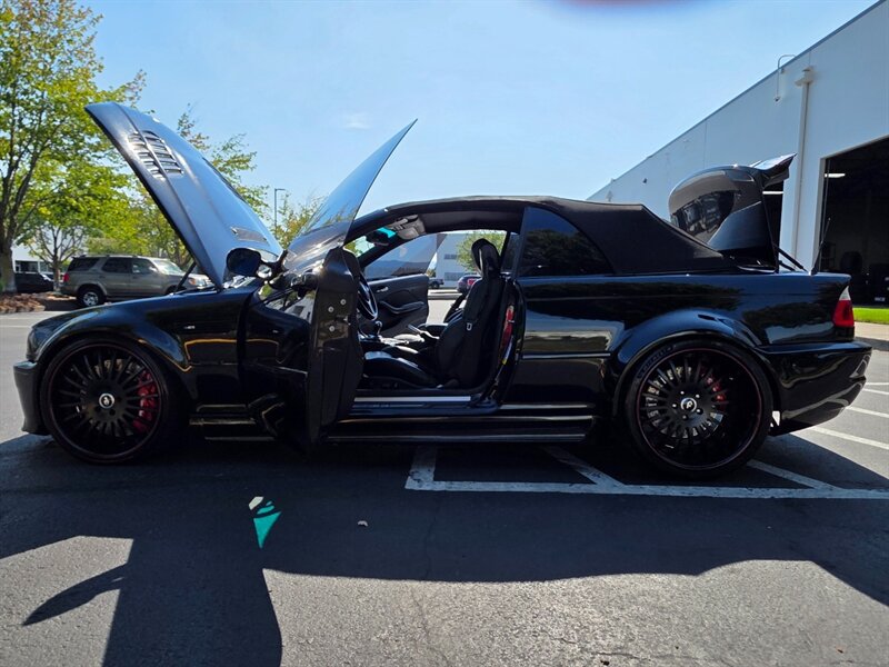 2006 BMW M3 Convertible CARBON FIBER KIT / 20 " FORGIATO WHEELS / BREMBO BRAKES / PERFORMANCE FLOATING ROTORS / MICHELIN TIRES - Photo 25 - Portland, OR 97217