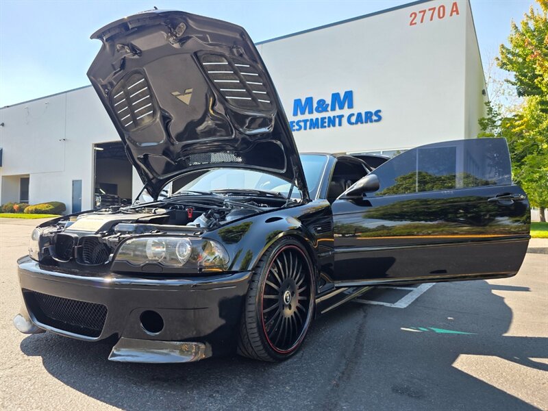2006 BMW M3 Convertible CARBON FIBER KIT / 20 " FORGIATO WHEELS / BREMBO BRAKES / PERFORMANCE FLOATING ROTORS / MICHELIN TIRES - Photo 31 - Portland, OR 97217