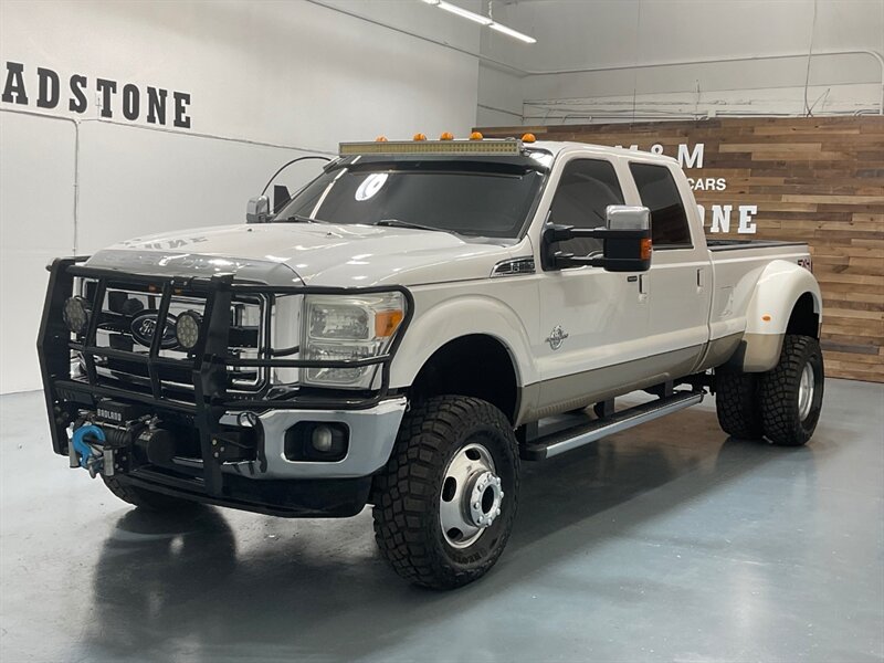 2011 Ford F-350 Lariat ULTIMATE PKG 4X4 / 6.7L DIESEL / DUALLY  / LIFTED w. 35inc MUD TIRES - Photo 61 - Gladstone, OR 97027