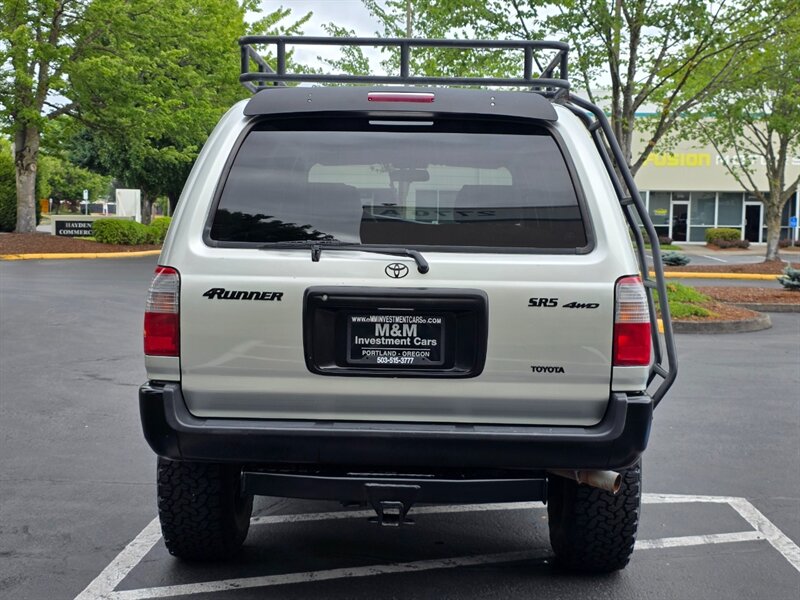 1999 Toyota 4Runner 4X4 V6 / 5 SPEED MANUAL / BF GOODRICH / LIFTED / V6 3.4L / METHOD WHEELS / STANDARD TRANSMISSION - Photo 6 - Portland, OR 97217