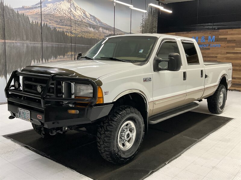 1999 Ford F-350 Lariat Crew Cab 4X4 / 7.3L DIESEL /BRAND NEW TIRES  / Leather / Long bed / RUST FREE - Photo 1 - Gladstone, OR 97027