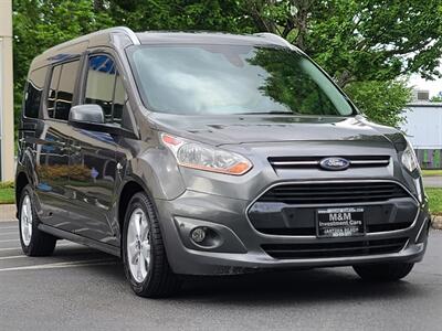 2017 Ford Transit Connect Passenger  LWB / Titanium / Loaded / 92k / 1-OWNER  / Leather / NAVi / Dual Sliding Doors / Panoramic Glass Roof / Long Wheel Base